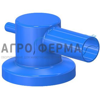 Тройник пластмассовый, молокоопорожнителя, АДС 09.01.800А