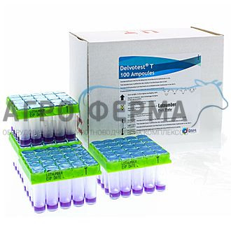 Тест на антибиотики, DELVOTEST T (1 уп.=100шт.) — 1