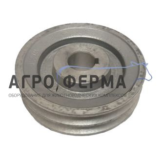 Шкив электродвигателя, алюминиевый, к установке GPV1500, d.28мм (М125 2А)