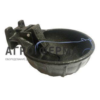 Автопоилка индивидуальная, чугунная, с латунным клапаном, 2л