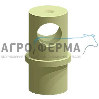 Молоковвод к молокоопорожнителю, боковой пластмассовый