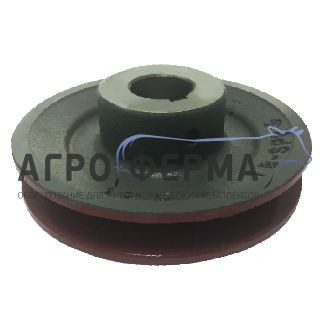 Шкив электродвигателя, чугунный, к установке GPV1500, d.28мм (М125 1В)