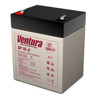 Аккумулятор электроизгороди Ventura GP 12-5, 12V/5Ah