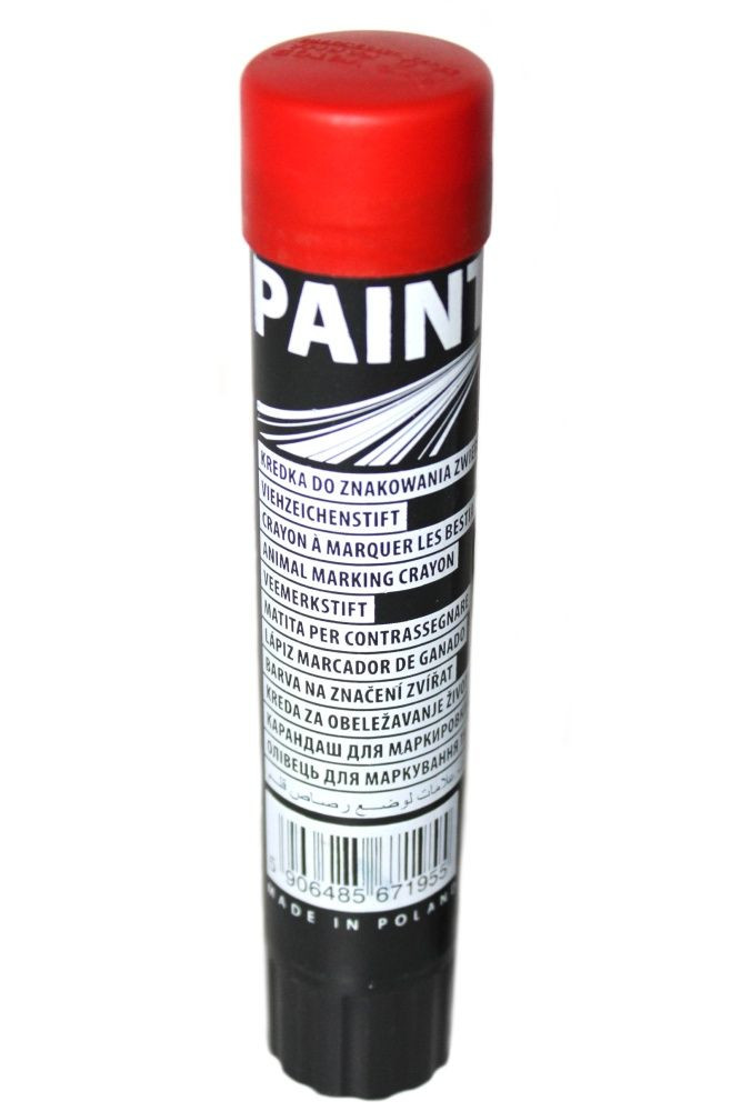 Карандаш для маркировки скота PAINT FARM, красный — 1