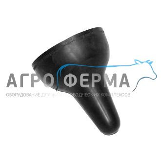Соска резиновая, &Oslash;90 мм, черная, для молокопоилки