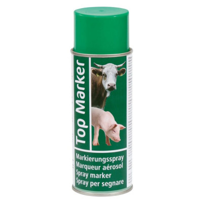 Чернила для маркировки животных, в аэрозоли TopMarker, зеленый, 400 гр
