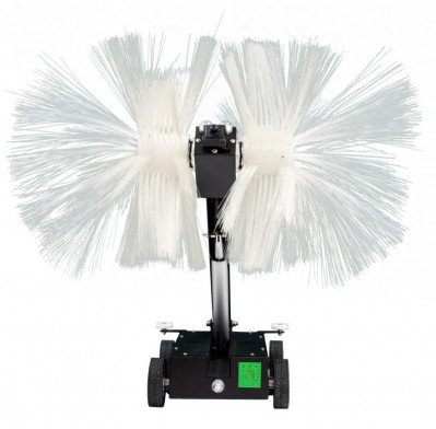 Робот для очистки воздуховодов с пылесосам и камерой