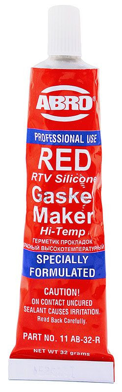Герметик прокладок ABRO MASTERS (красный) 32 г. — 2