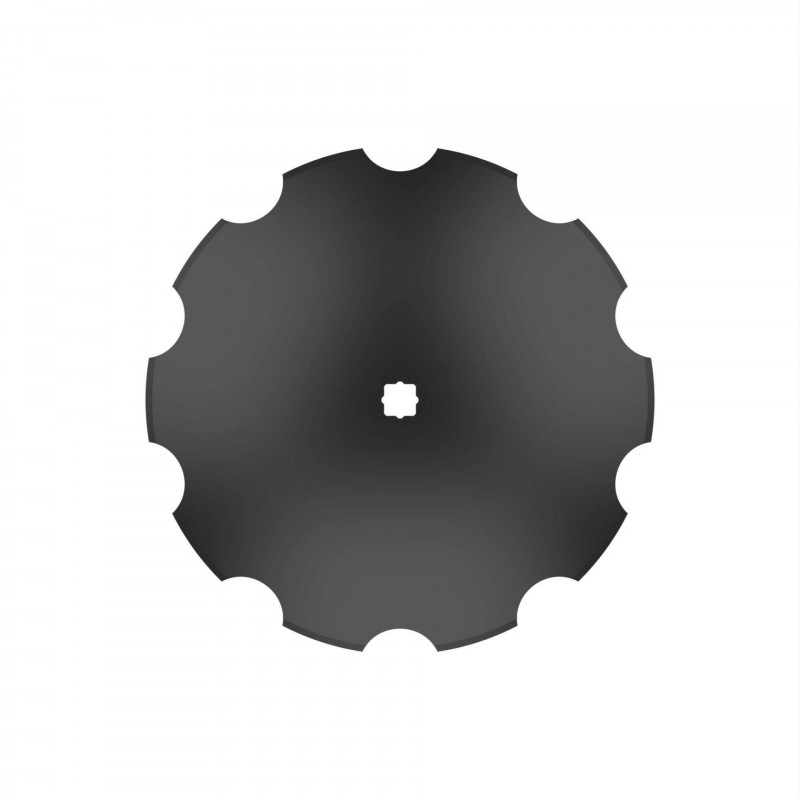 Диск АГ 2.1.01 АГ, УДА 650 мм (10лепестков,8 отверстий,6 мм) (Россия) — 1