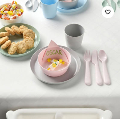 набор тарелок Ikea, Kalas 19 см, 6 шт