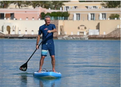 надувная двухслойная доска SUP F2 AXXIS blue 11.6, 2024 с веслом, сумкой, насосом