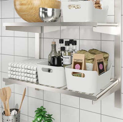 коробка для хранения Ikea, UPPDATERA 24x17 см ,белая