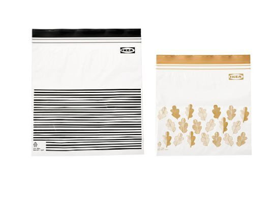 пакеты для заморозки Ikea Istad 2,5/1,2 л ,черные,желтые — 1