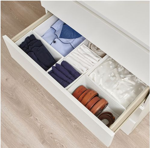 органайзер, коробка для хранения Ikea,Skubb 6 штук белая — 3