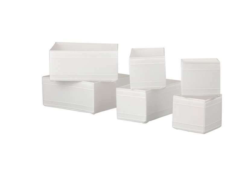 органайзер, коробка для хранения Ikea,Skubb 6 штук белая — 2