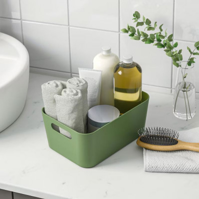 коробка для хранения Ikea, UPPDATERA 24x17 см зеленая