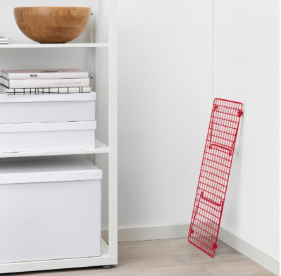 обувница Ikea металлическая, Грейзиг красная