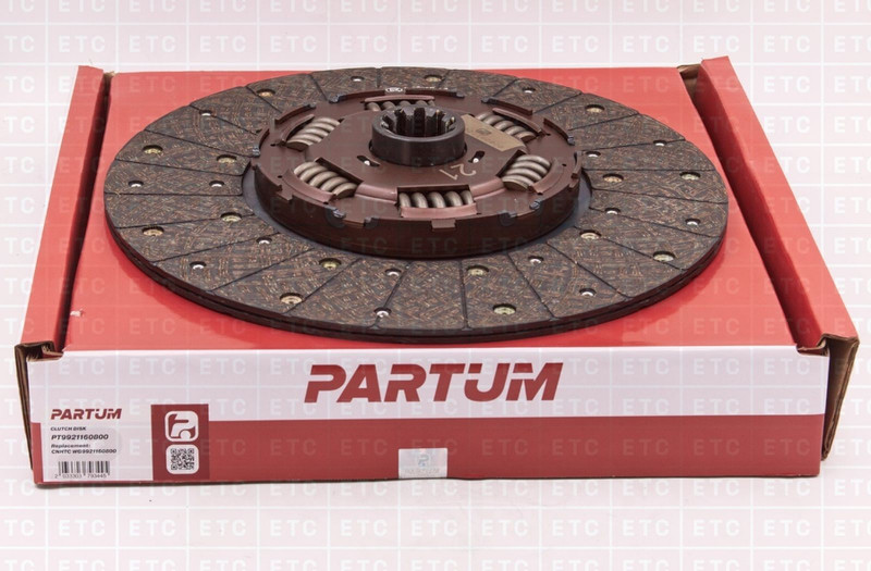 PT9921160800 Диск сцепления D430x52,5 Howo 6x6 — 2